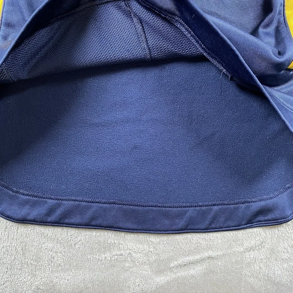 Jordan Michigan Wolverines Sweatshirt Mens Size M Blue Therma Scuba 2-Hit Hoodie